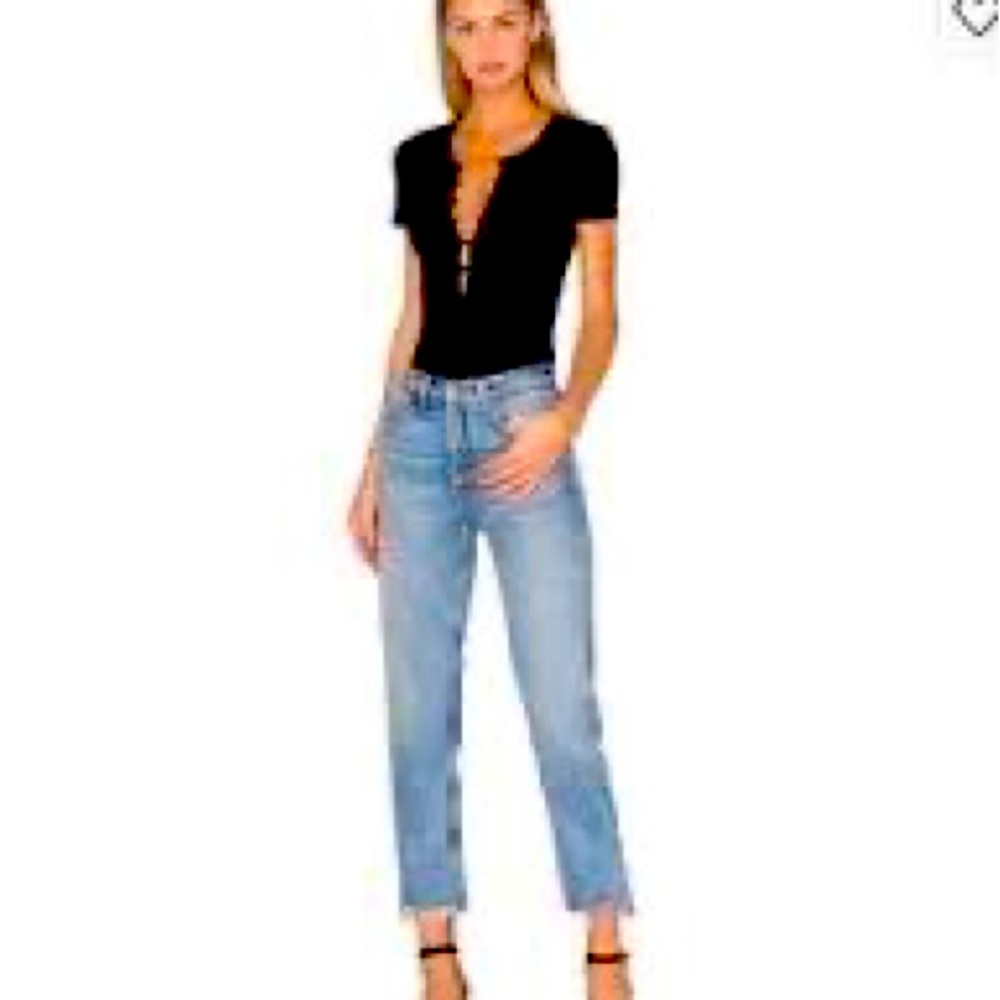 New! L’Agence Chantal low rise skinny blue jeans 20575